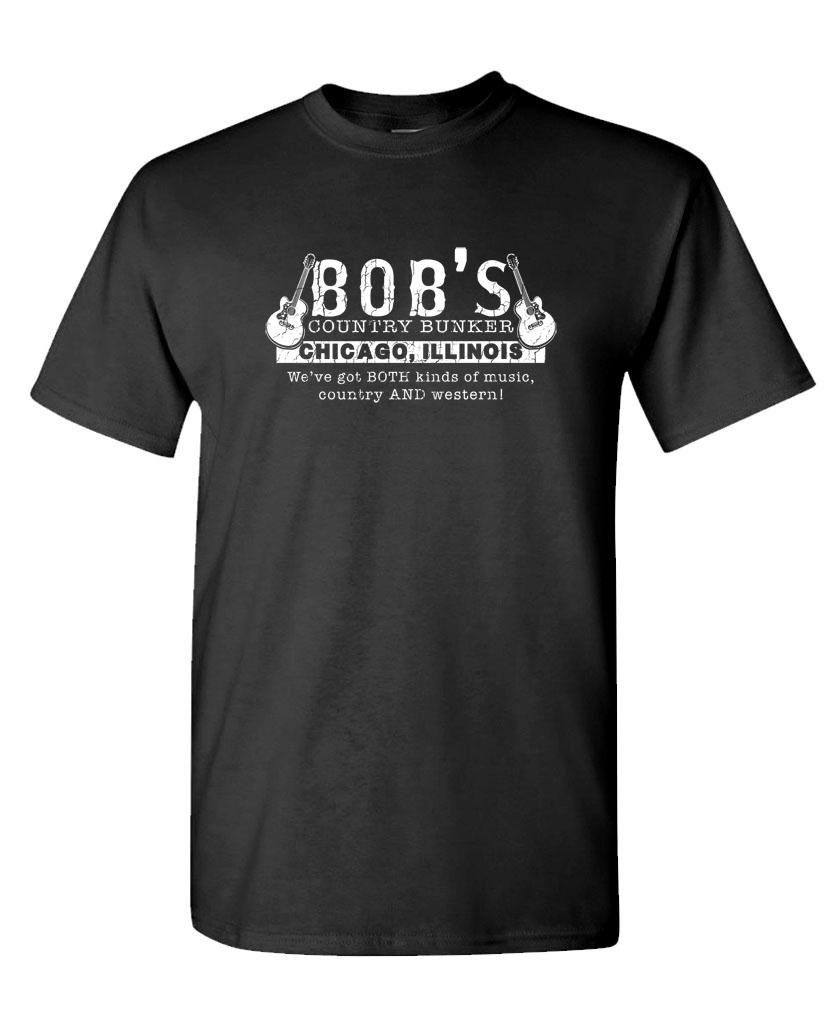 Bob's Country Bunker BAR Blues Movie Mens Cotton T-Shirt