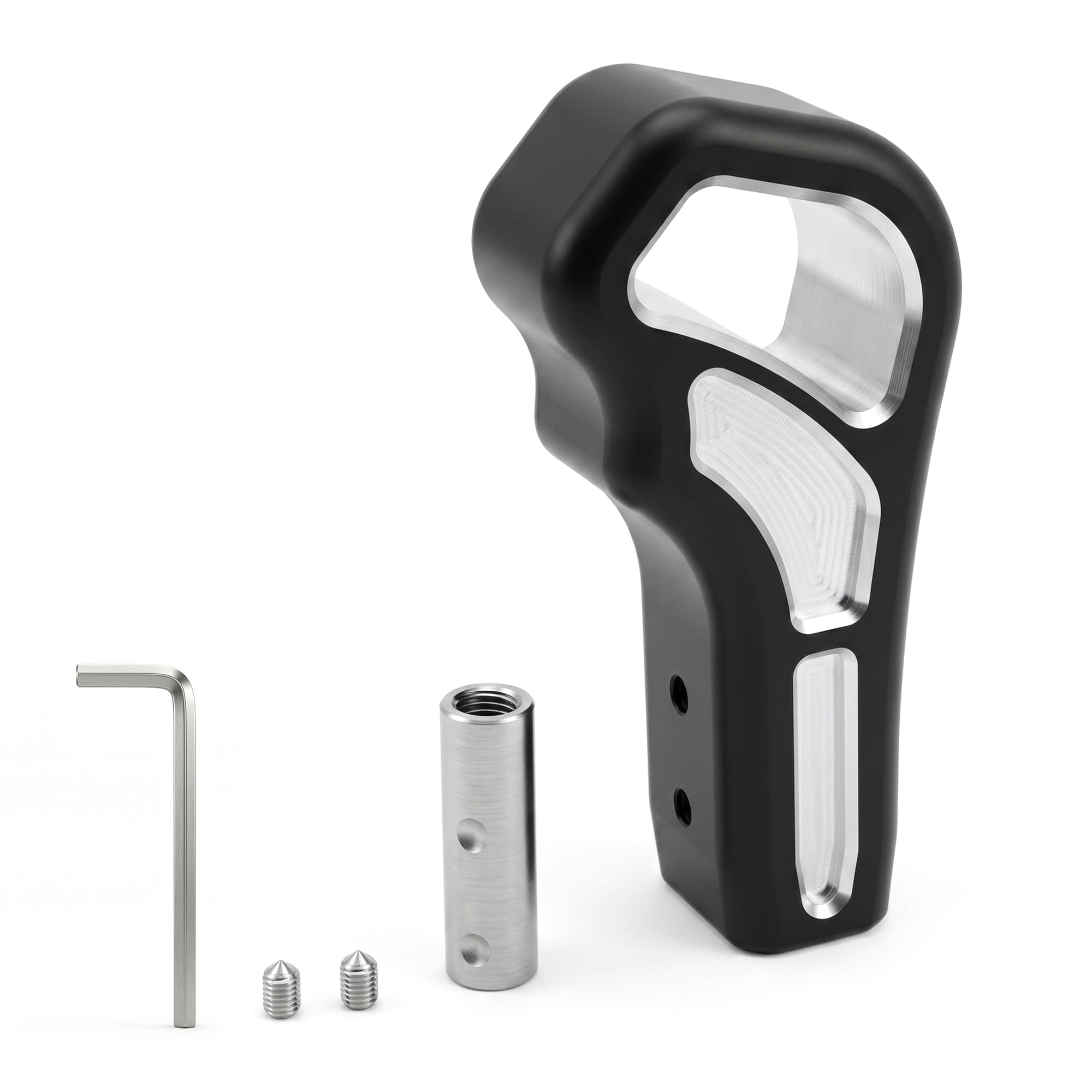 Amazon.com: Black Grip Billet Aluminum Shift Knob – CNC Machined