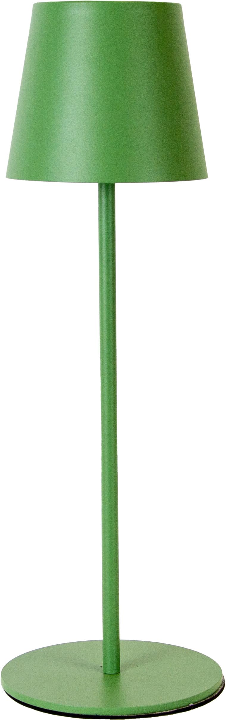 MAJESTIC AGATA - Lampada da tavolo LED senza fili ricaricabile, Lunga durata, Dimmer Touch, Luce Calda-Naturale-Fredda, per interni ed esterni IP54, H37cm, Verde