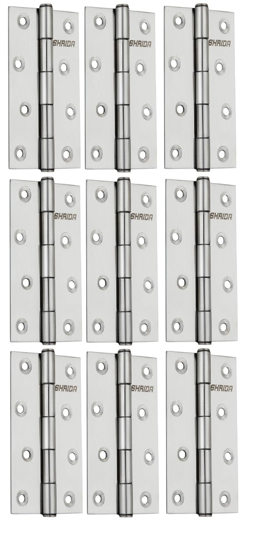 Shrida Udyog Stainless Steel Butt Hinges (5 inch, 9) (B0D2ZT72FM) Amazon Price History, Amazon Price Tracker
