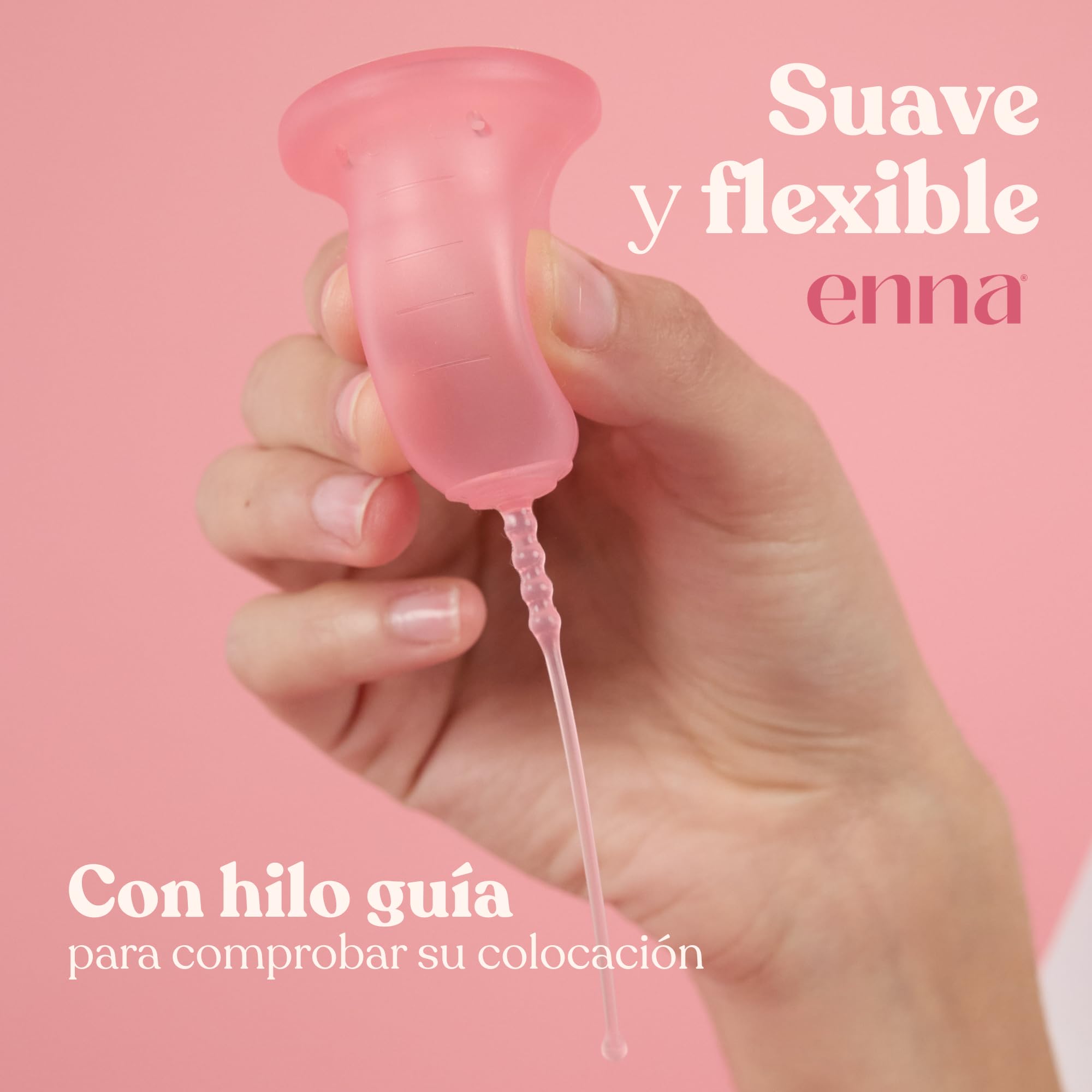 enna cycle original - 2 Copas Menstruales Y Caja Esterilizadora, TALLA M