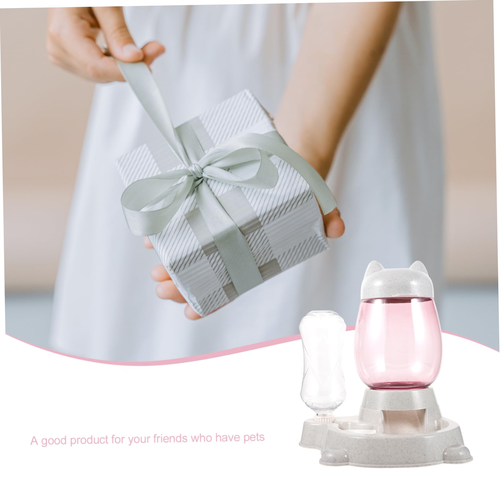 Distributeur Eau pour Chat Et Chien pour Animaux De Compagnie Distribueur De Nourriture pour Chien Et Chat