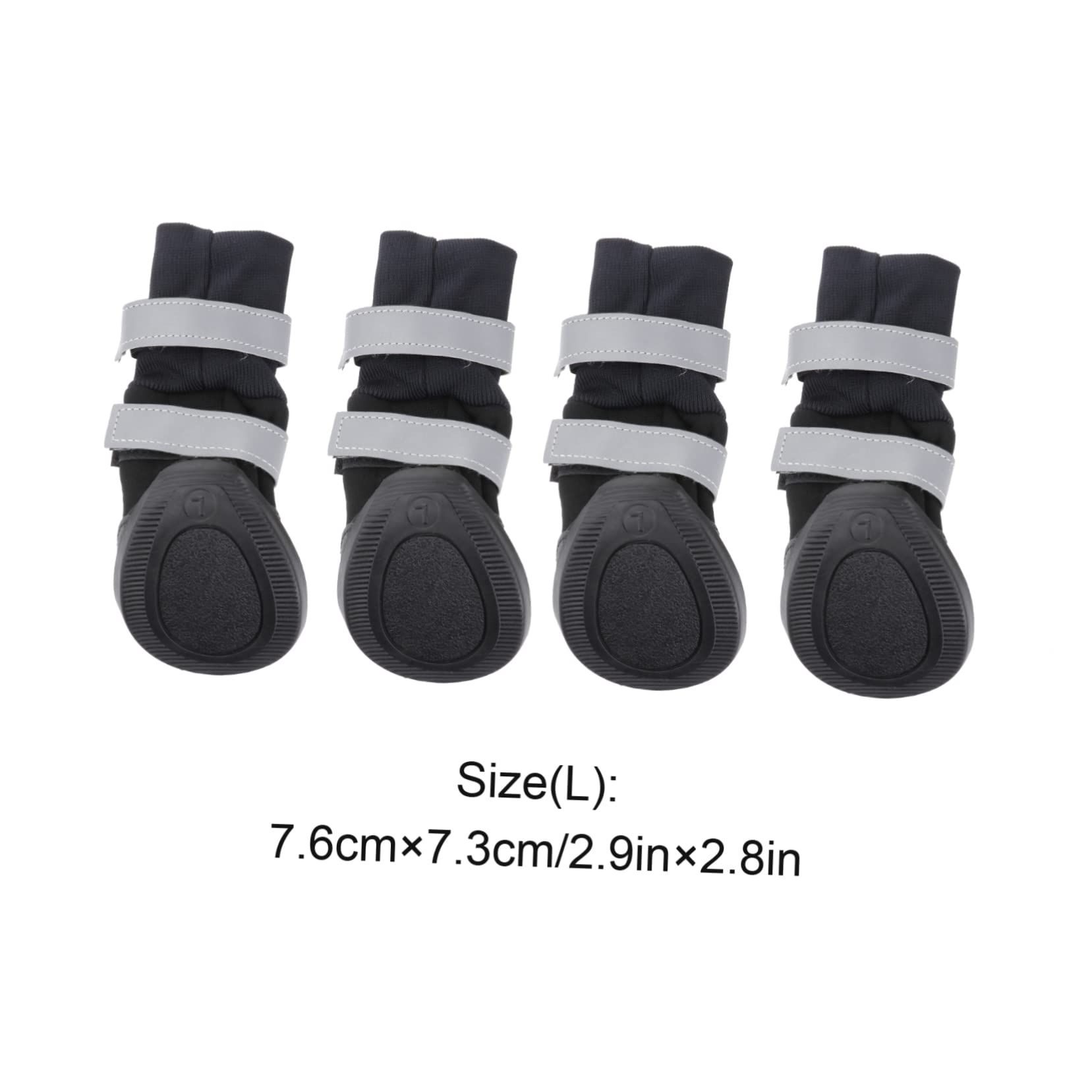BESPORTBLE 8 Pièces Chaussures d'hiver pour pour pour Trottoir Chaud Antidérapants pour Animaux De Compagnie pour Chiens Petits Chaussures De