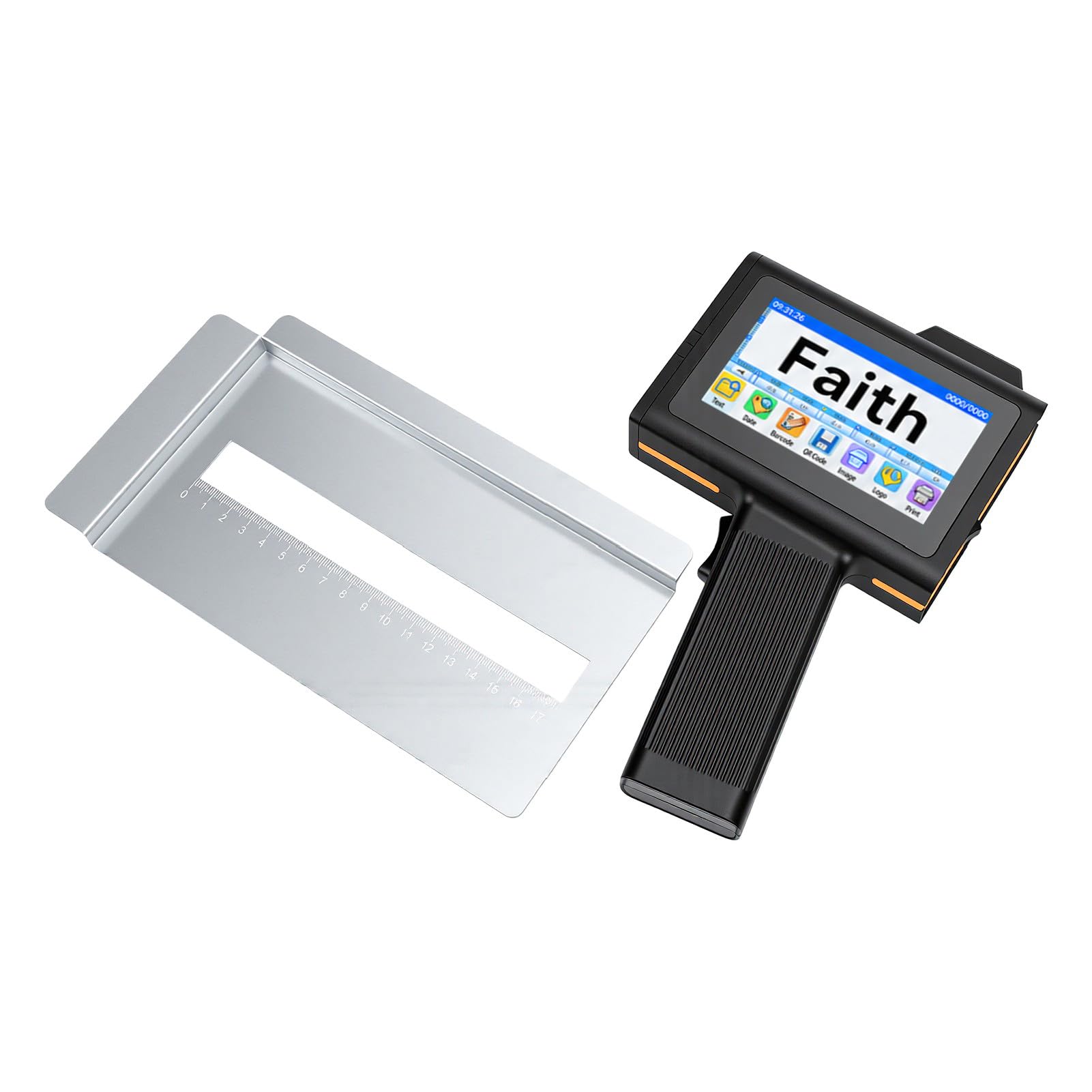 Fafeicy Stampante a Getto D'inchiostro Portatile e Portatile con Stampa Regolabile a 360 Gradi