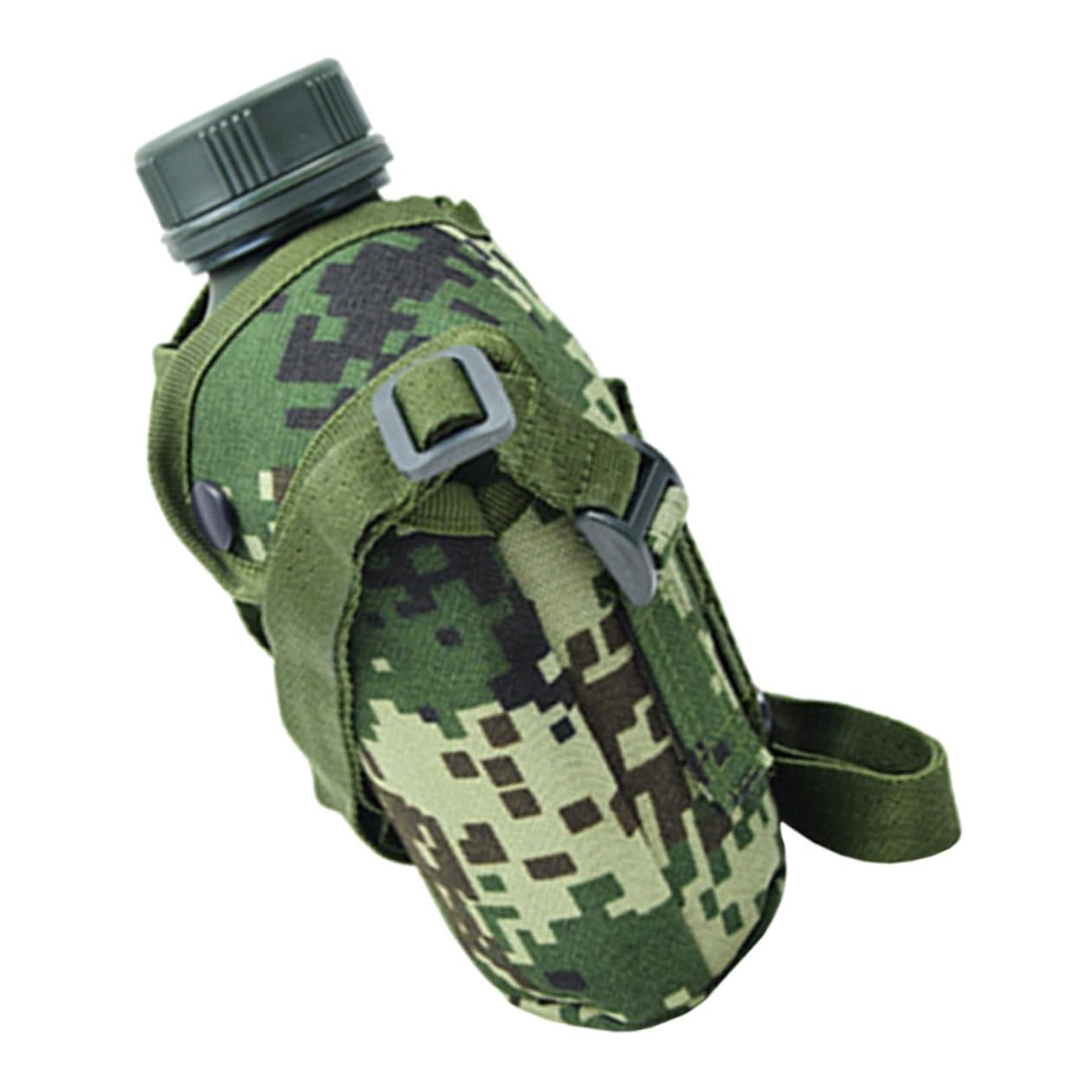 Gourde portable verte en aluminium pour éviter les pannes d'eau en survie