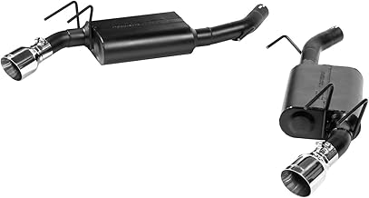 Flowmaster 817483 American Thunder Axle-Back Exhaust Kit 2.5 Inch 409 Stainless Steel 40 Series Classic Mufflers 4 Inch 304 Stainless Steel Tips Compatible with 2010-2015 Chevy Camaro 3.6L V6