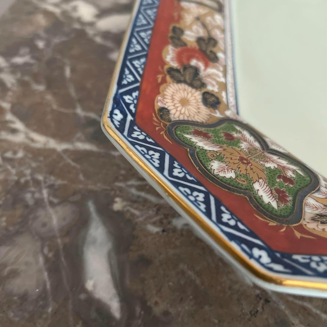 有田焼 日肥其泉 年製 極錦金彩古伊万里 飾り皿 未使用