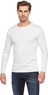 G-STAR RAW Herren Basic Round Neck Long Sleeve Slim T-shirt