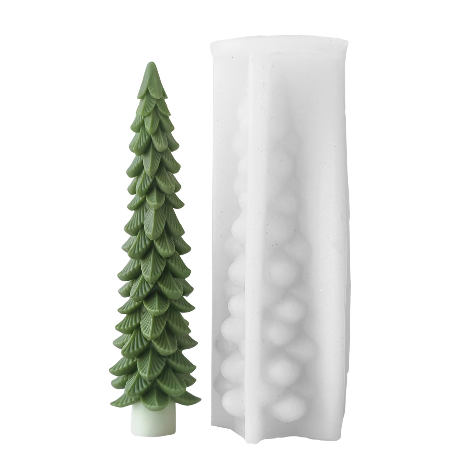 Moule à savon Noël silicone et moule bougie arbre pour création de décorations artisanales