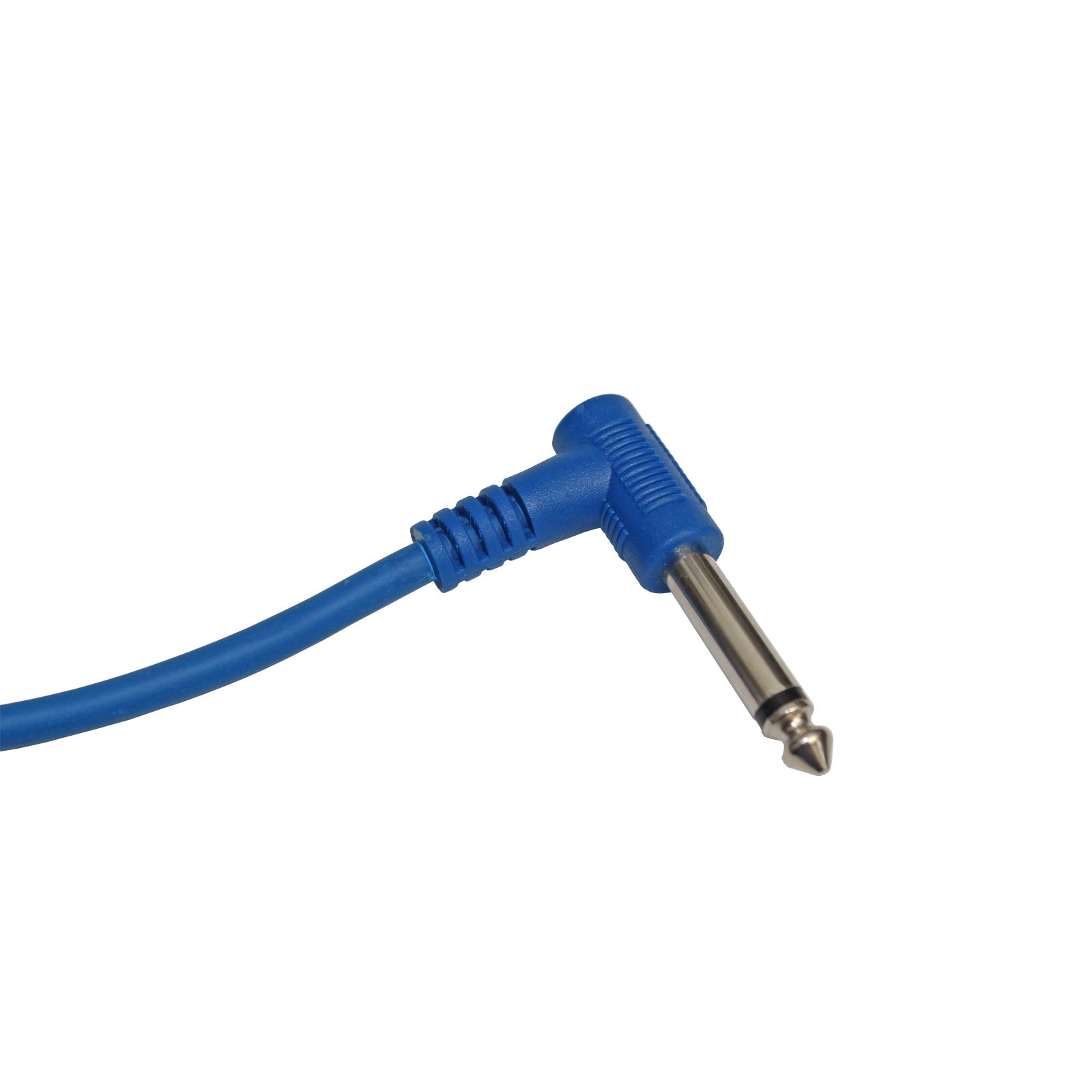 Câble Guitare Jack 6,3 Mm - 6 Mètres Couleur Bleue | Qualité Professionnelle Pour Instruments