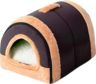 thematys Panier pour Animaux en Peluche de Haute qualité, Disponible en 4 Couleurs et 3 Tailles différentes - Maison Lavable et résistante aux Rayures pour Chiens et Chats (Style 6, S)