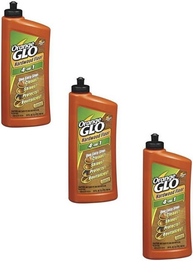24 fl oz Orange Glo 4In1 Hardwood Floor Polish 3 Pack