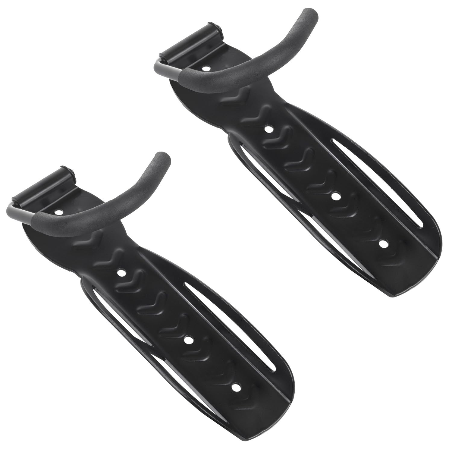 Maclean Black Mc-432 Bicycle Wall Mount Pack Of 2 Vertical Wall Bicycle Rack Bicycle Wall Mount Bicycle Holder Maximum Load 30 Kg (Pack Of 2)