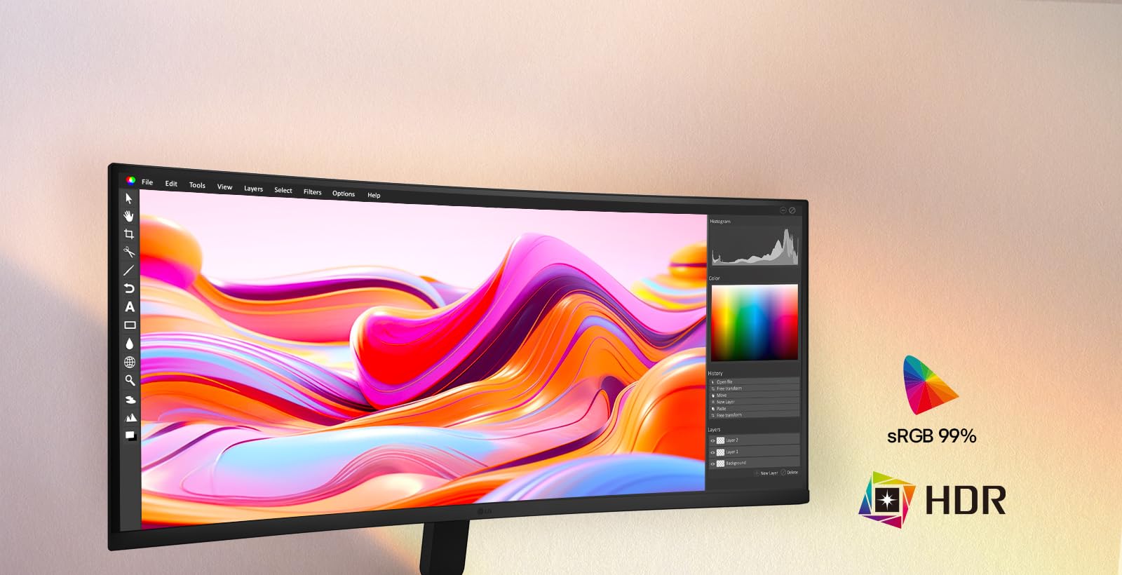LG UltraWide | Écran Bureautique VA 34" incurvé WQHD 21:9