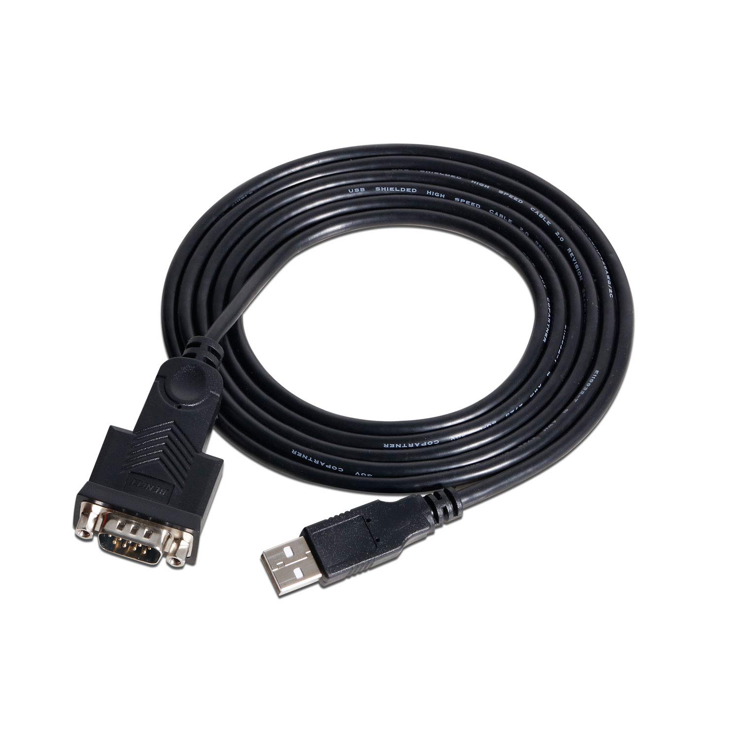 USB to Serial Cable 1.8M, BENFEI USB to RS232/DB9(9pin) Adapter