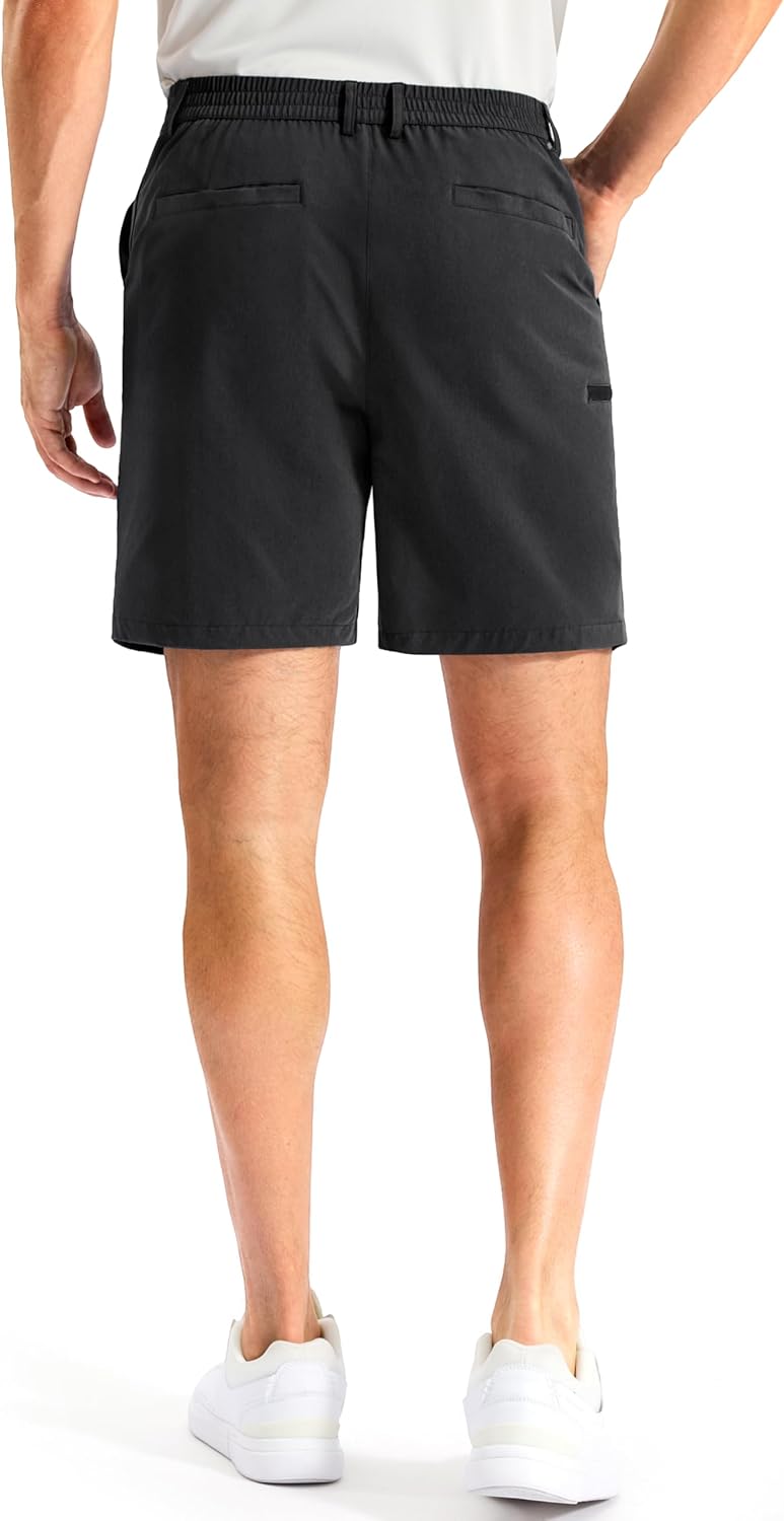 Soothfeel Men's Casual Shorts with 5 Pockets 7"/ 9" Golf Shorts Stretch Quick Dry Lightweight Work Dress Hiking Shorts - Image 2