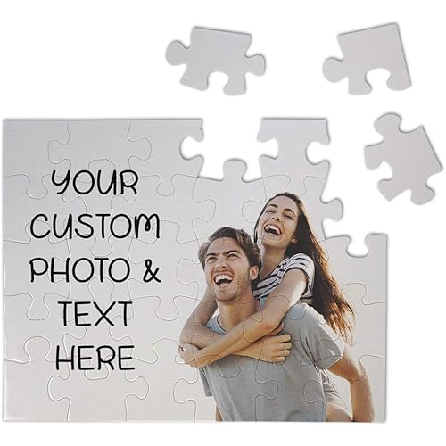 Jigsaw Puzzles Hobbies for Adults & Kids Custon Personalized Photo & Text Home Decor Wall Art Horizontal 30 Pcs