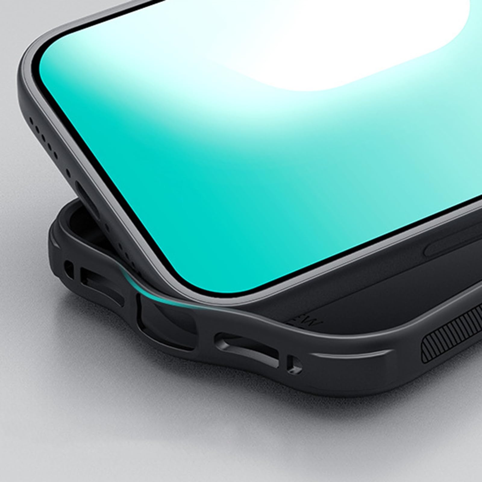 Magnetisch Hülle für iPhone 17 Pro Max/17 Pro/17 Air/17, Dünne Leichte Gefrostet rutschfest Schutzhülle Drahtlose Aufladung Handyhülle,Schwarz,17 Pro