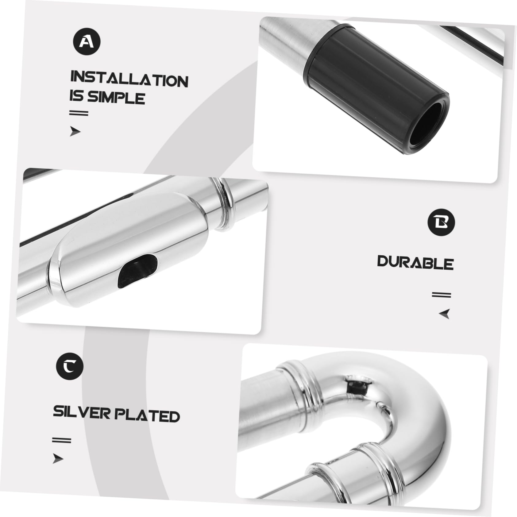 ibasenice 1pièce Embouchure De Flûte Créative Accessoire Pratique Pour Instruments à Vent Remplacement Exquis Et Compatible Avec Flûtes Standard Pour Pratique Et Performances