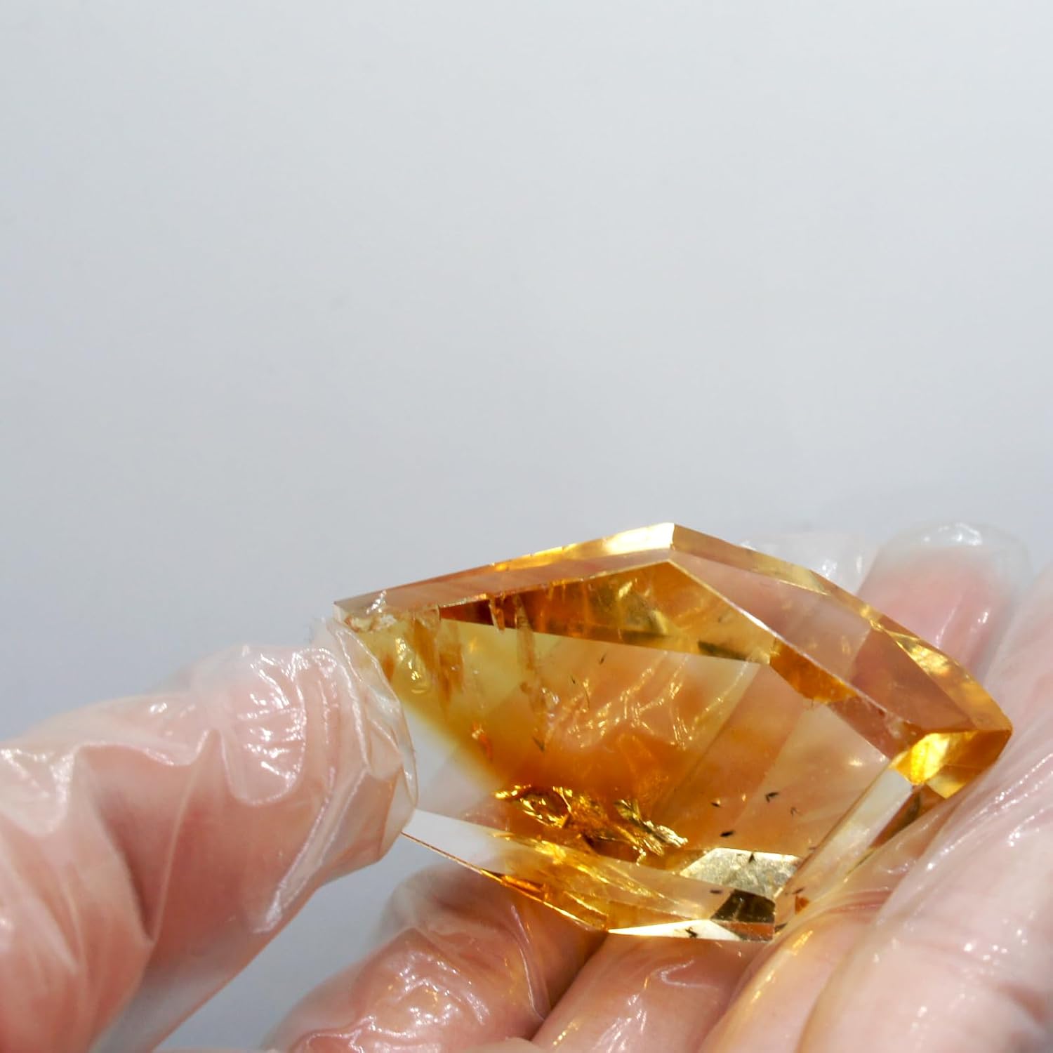 [TANAKA・YA] シトリン 天然石 水晶原石 厳選 上质 置き物 浄化用 風水 癒し浄化 開運 お守り飾り用 ホーム装飾石 グ