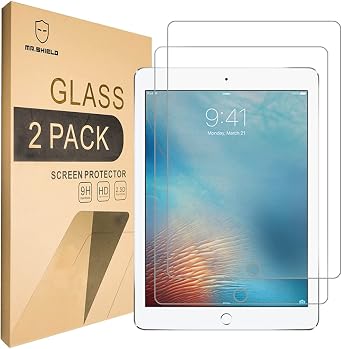 Mr.Shield 2-Pack Glass Screen Protector for iPad Pro 12.9 Inch[2015-2017]