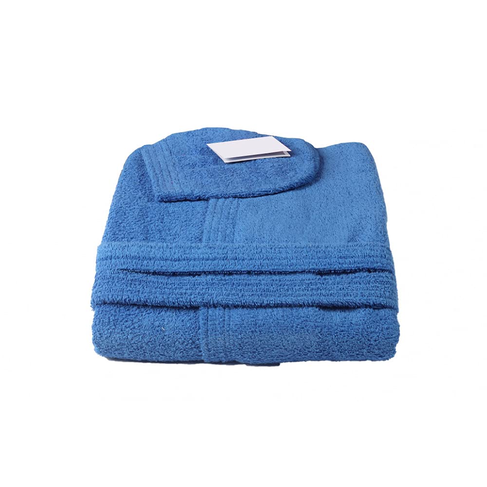 Accappatoio In Spugna Maxi Taglia 7XL | Blu Royal | 100% Cotone | Uomo E Donna - Foto 9