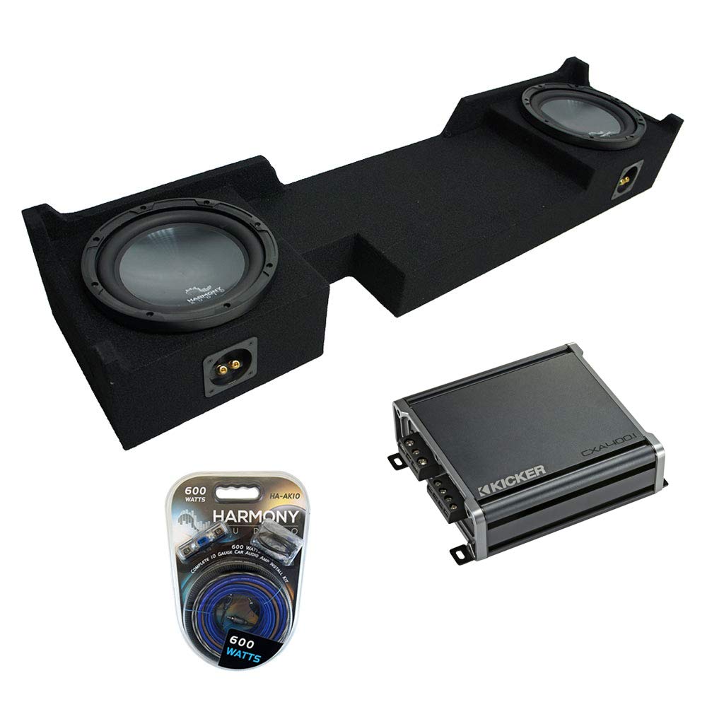 Harmony Audio Bundle Compatible with 2004-2008 Ford F-150 Ext Super Cab Truck HA-R104 Dual 10