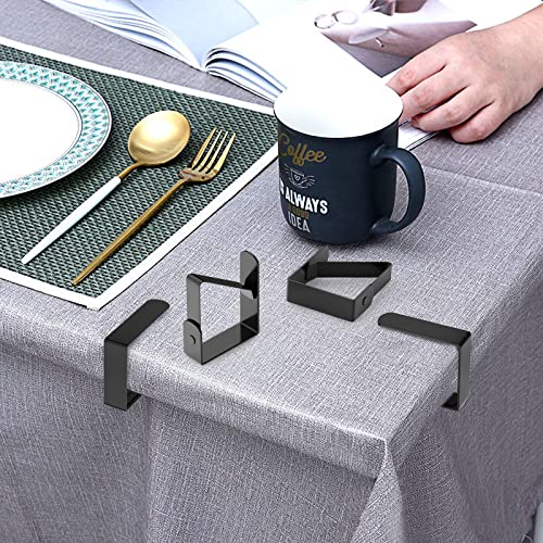 Une Viva Living 8er Set Tischtuchklammern – Praktische Clips Für Tischdecken (Hellgrün)