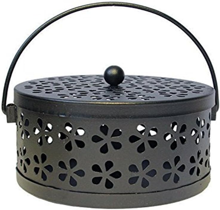 ShareCool Mosquito Coil Holder Portable Incense Burner Classical Design Metal Incense Holder (Type 1)
