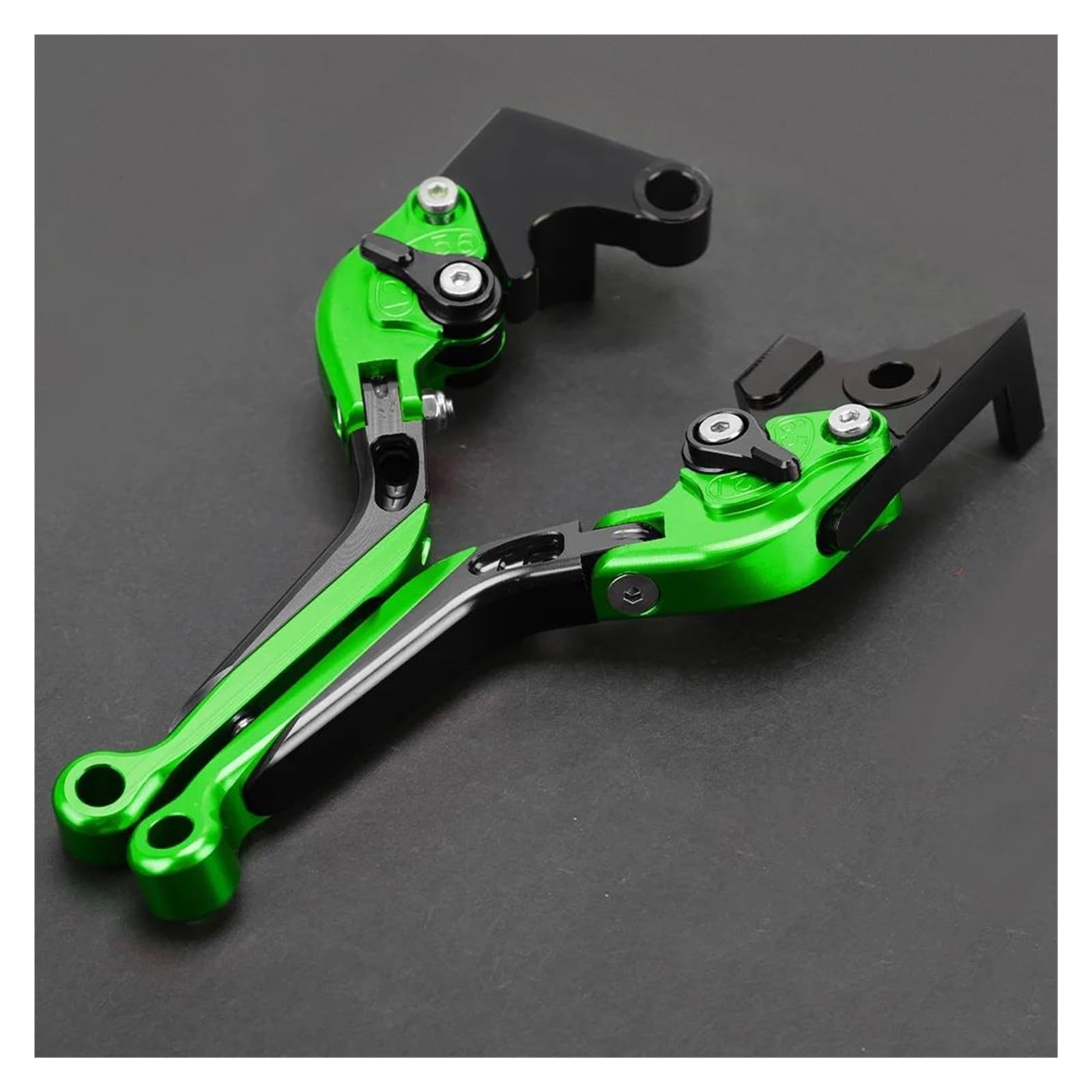 Mamxvkvzeu B Motorbike Rake Clutch Handle Levers Rake Clutch Lever Handle Levers Extendable Adjustable For Ninja 500 Z500 2024-2026(B)
