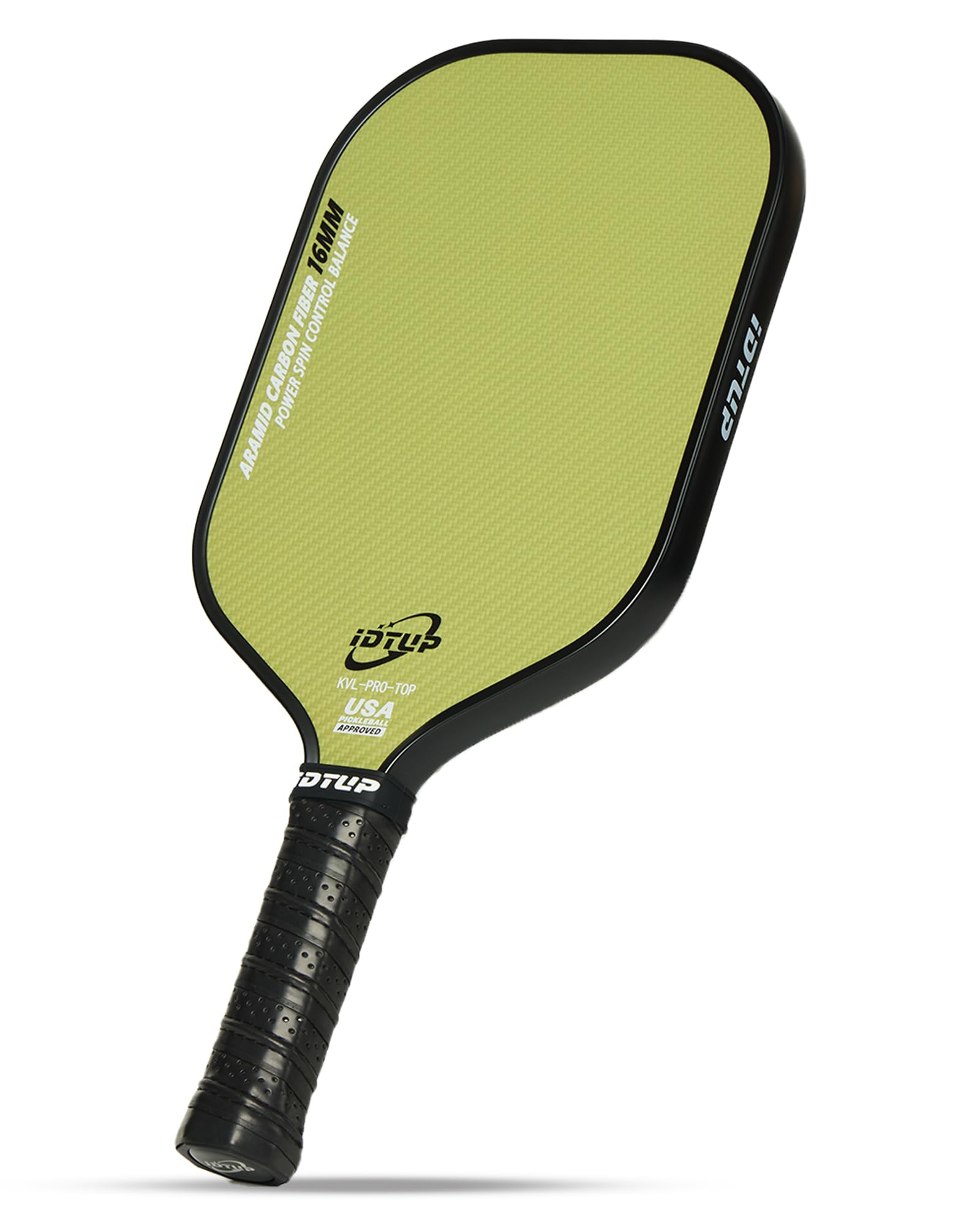 Pickleball Paddles,Pickleball Paddle,Carbon Fiber Pickle Ball Paddle-16MM,Hot Pressing Process Racket for Lightweight,Superior Control,Spin,Power and