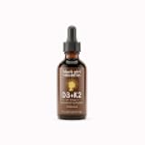 Black Girl Vitamins Vitamin D3 K2 Drops (125mcg Each) with Omega 3 – Liquid D3 K2 (MK7) Daily Supplement, Concentrated Unflavored Drops, Vegan (30-Day Supply)