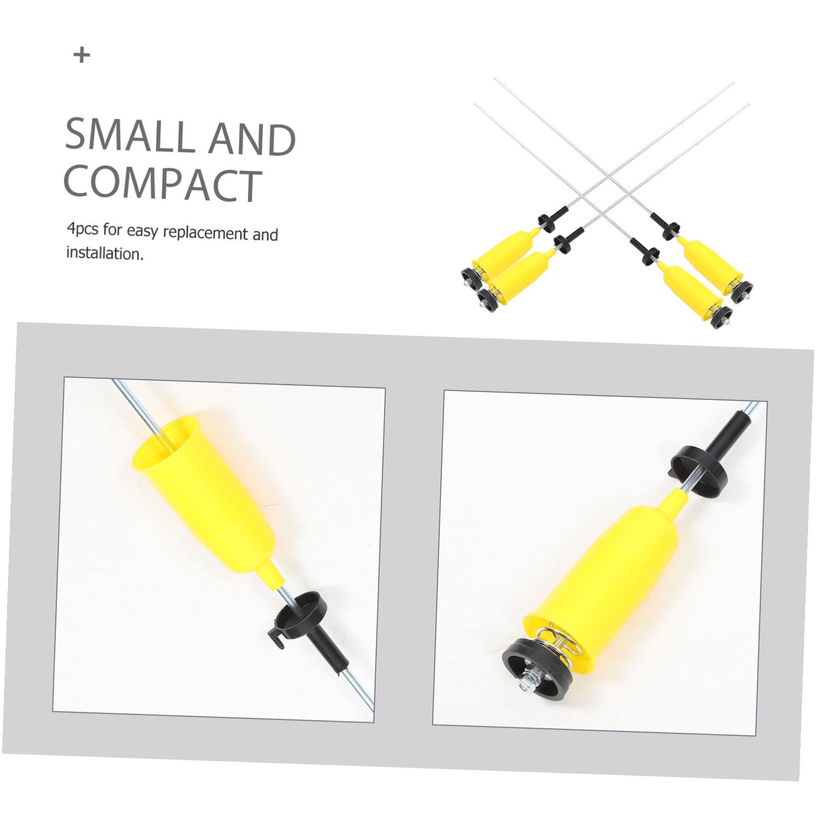 4 piezas Varillas de Suspensión para Lavadora Repuestos para Máquina de Lavar Ropa Soportes Antivibración Duraderos para Evitar Movimientos y Golpes Compatibles Color Aleatorio
