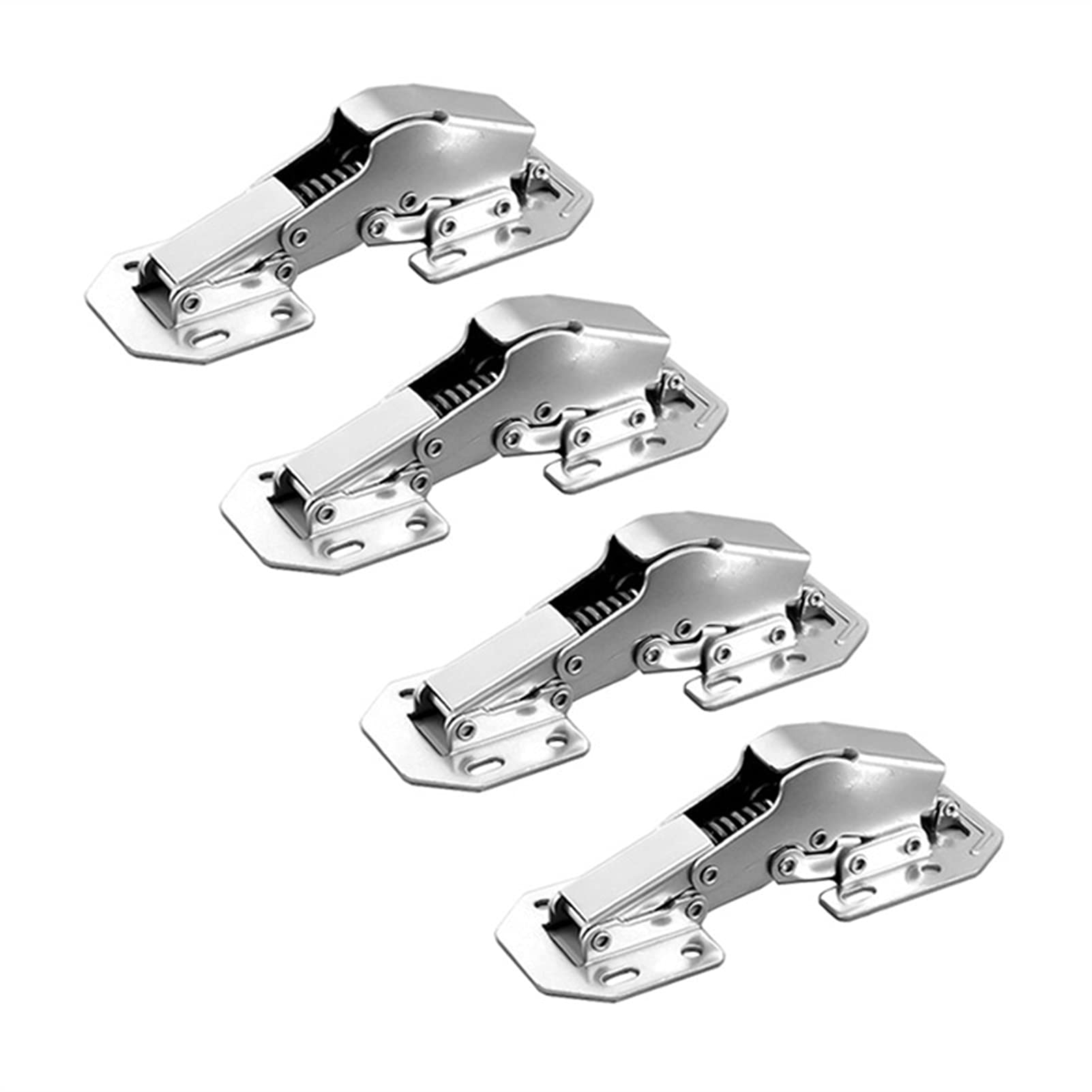 Shundeed One Color 4Inch 90 Degree Cabinet Hinge, No Drilling, Soft Closing Spring Hinge, Cabinet Door Hardware