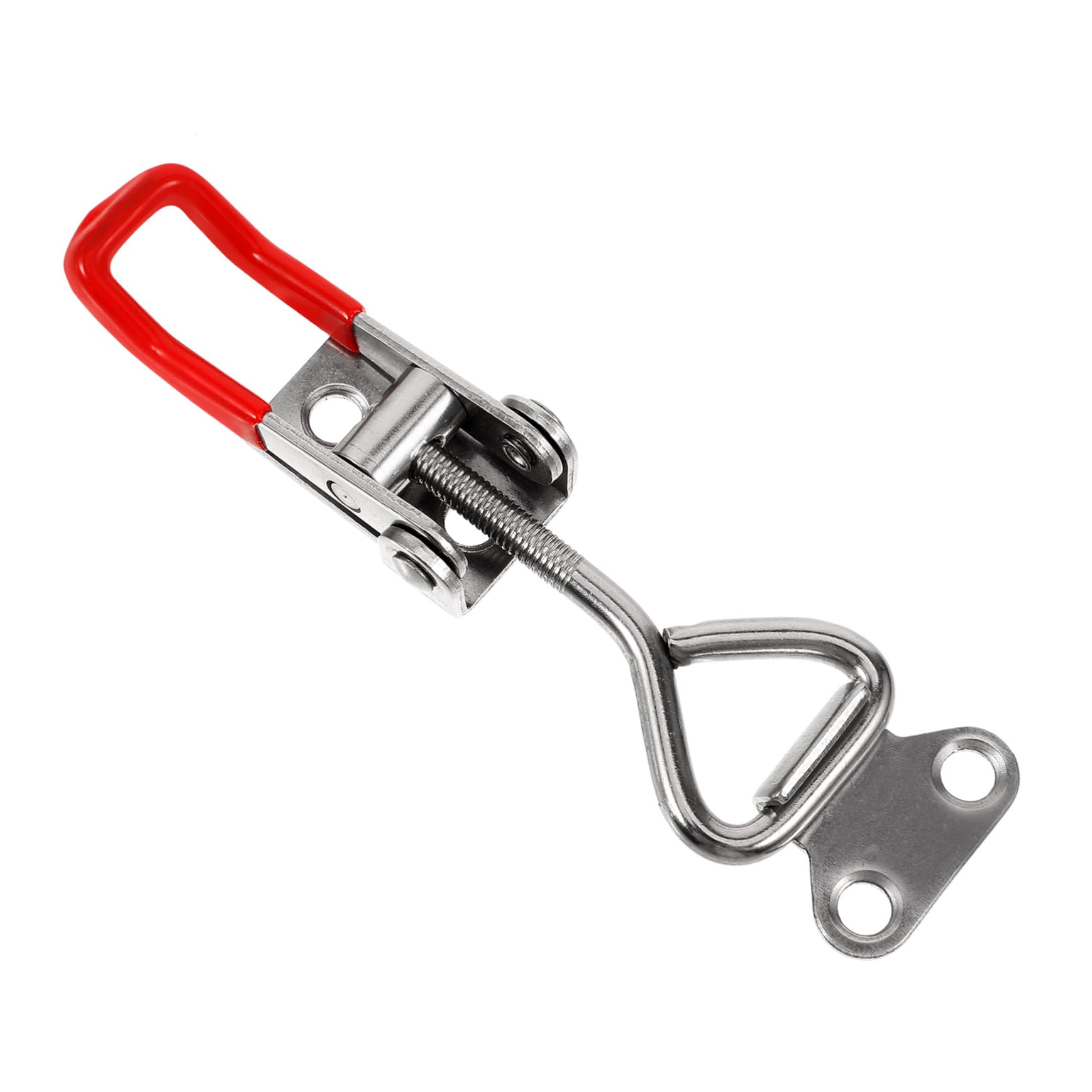 HOMOCONO Stainless Steel Door Buckle Jig Latch Clamp Adjustable Toggle Clamp Latches Toggle Latch Metal Cabinet Clasp Lock Toggle Clamp for Door Adjustable Latch Hardware Latch Hasp Clamp