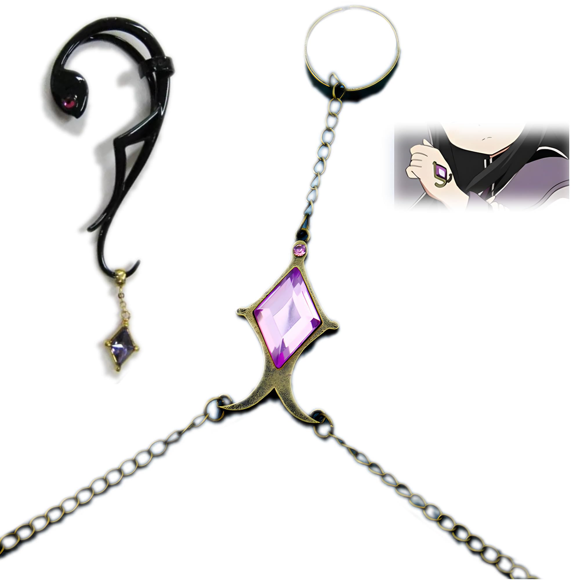 P1PSZ Akemi Homura Bracelet Anime Akemi Ring Homura Cosplay Prop Accessories
