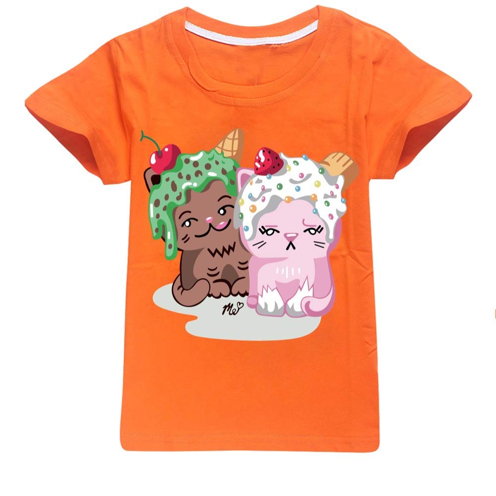 Rhymh Kids Moriah Elizabeth T Shirt Girls Moriah Elizabeth Merch for Kids Sweatshirt (Orange,160cm,11 Years,12 Years)
