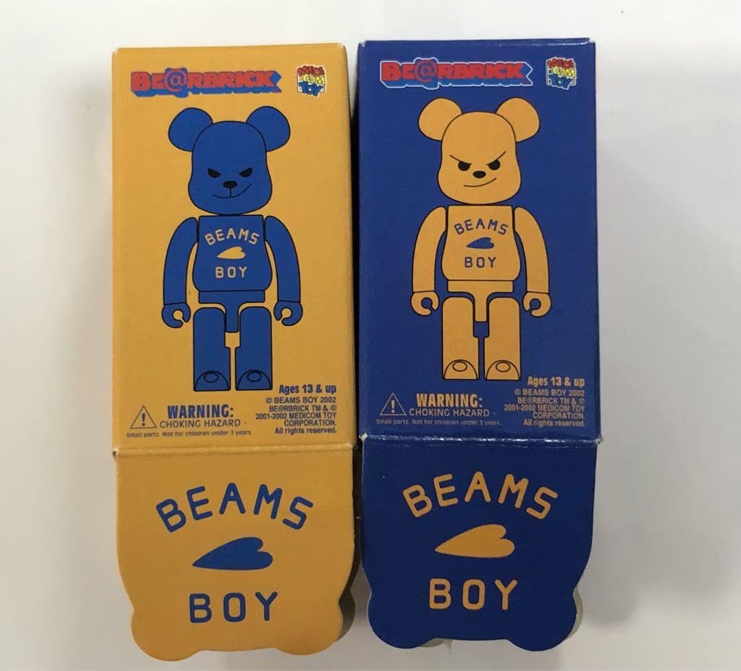 Amazon.co.jp: ベアブリック BEAMS BOY 2体セット : おもちゃ