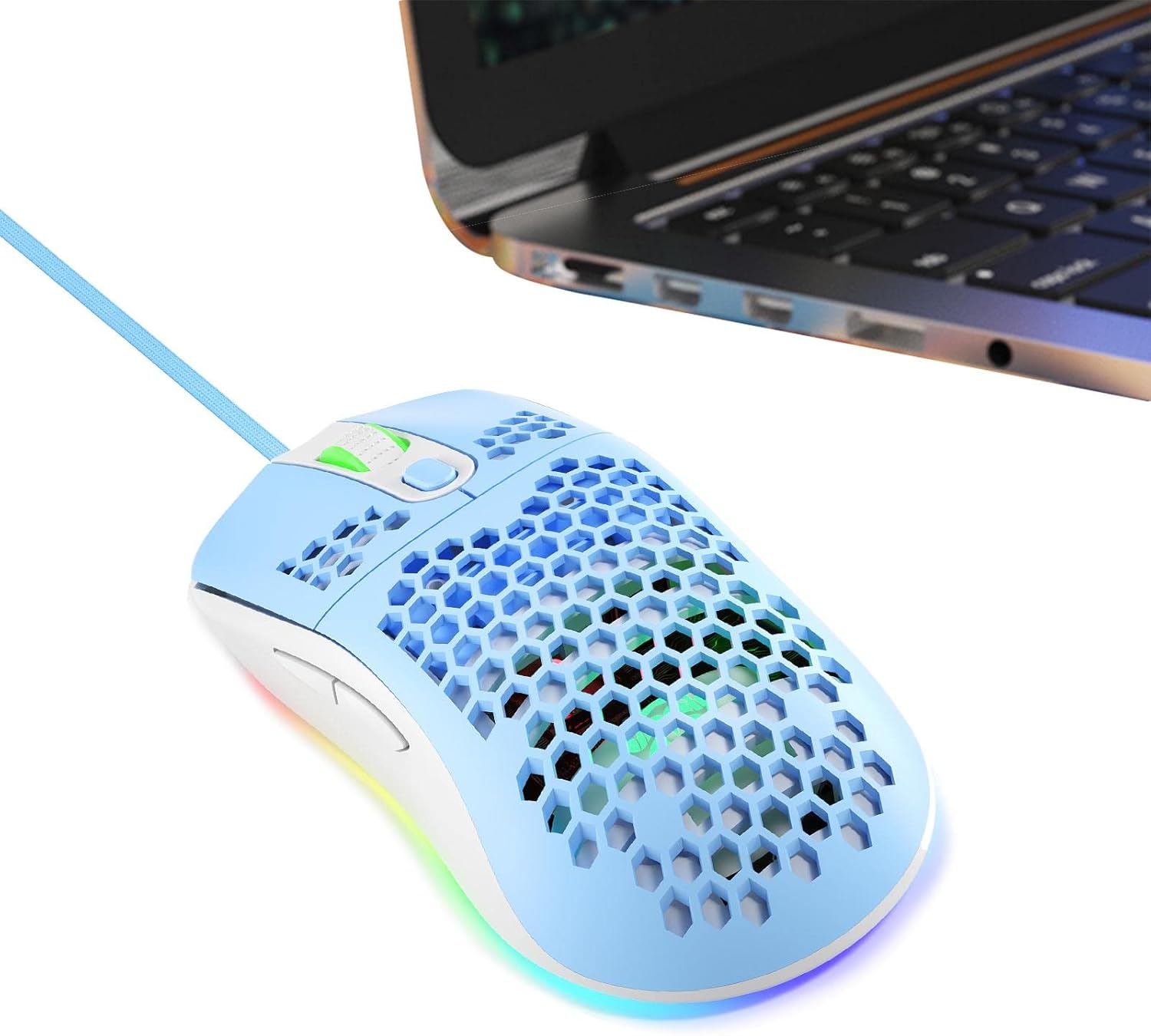 Wushuang 5 Pcs Smart Mouse, Carven Ergonomic Optical