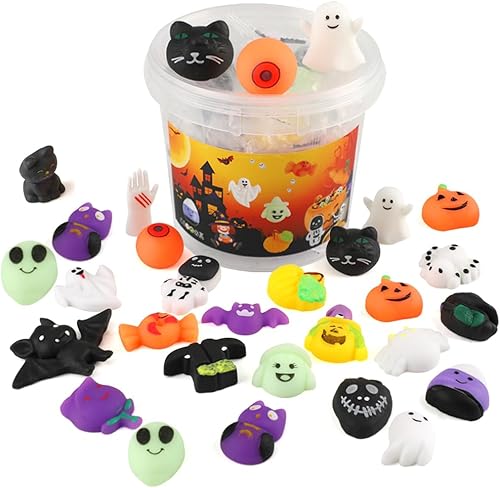 Miniatura 1 de Squishies - Juguetes blandos mochi para niños, recuerdo de fiesta, ayuda a aliviador de estrés y ansiedad, juguete de mascosta, 24 unidades en