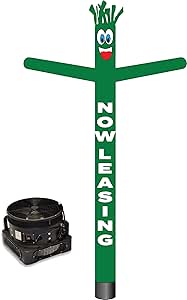 Amazon.com: Now Leasing Green Inflatable Tube Man Guy 20ft Air Powered ...