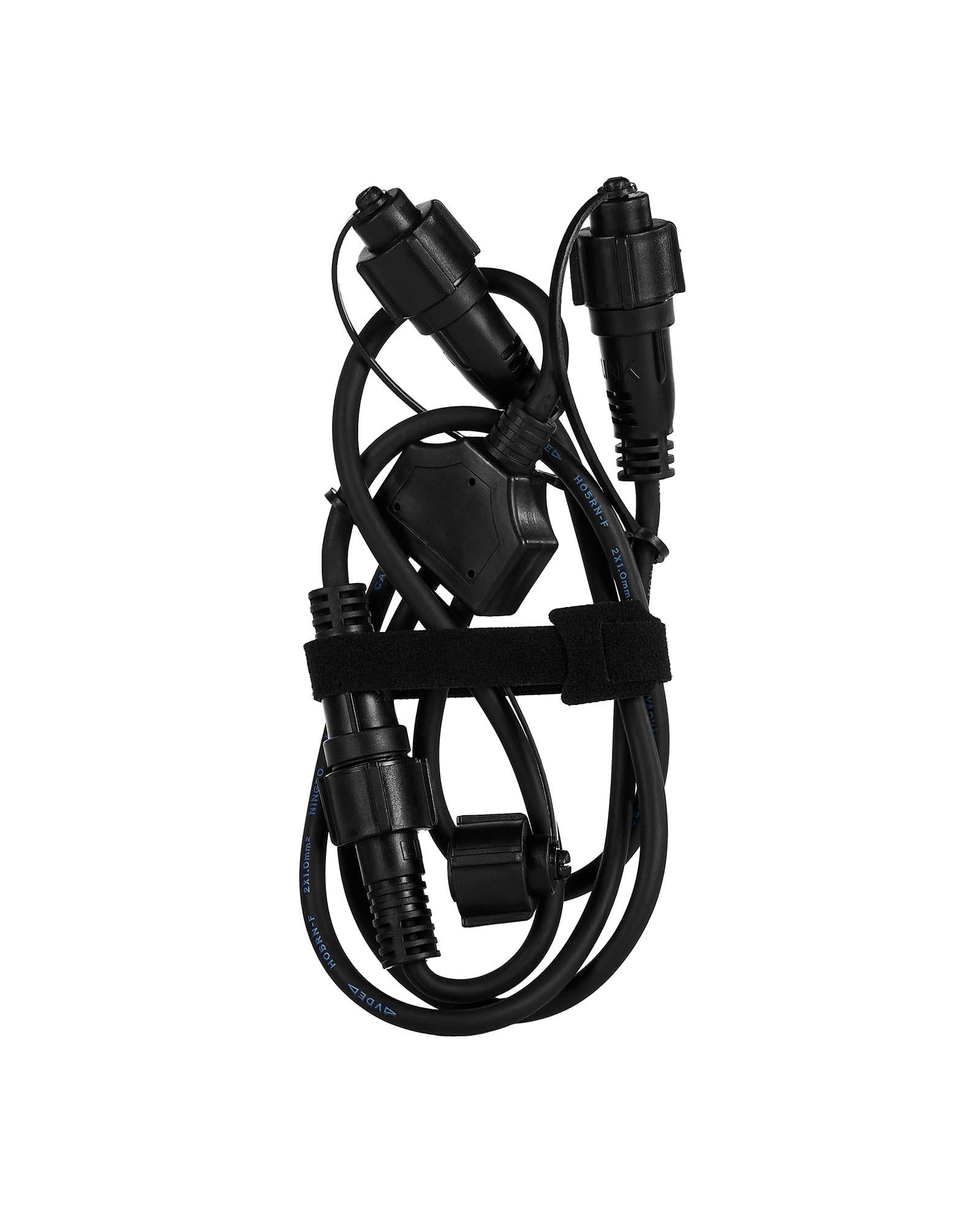 WeRChristmas PRO Series 3 Way Connector, Connectable, Black