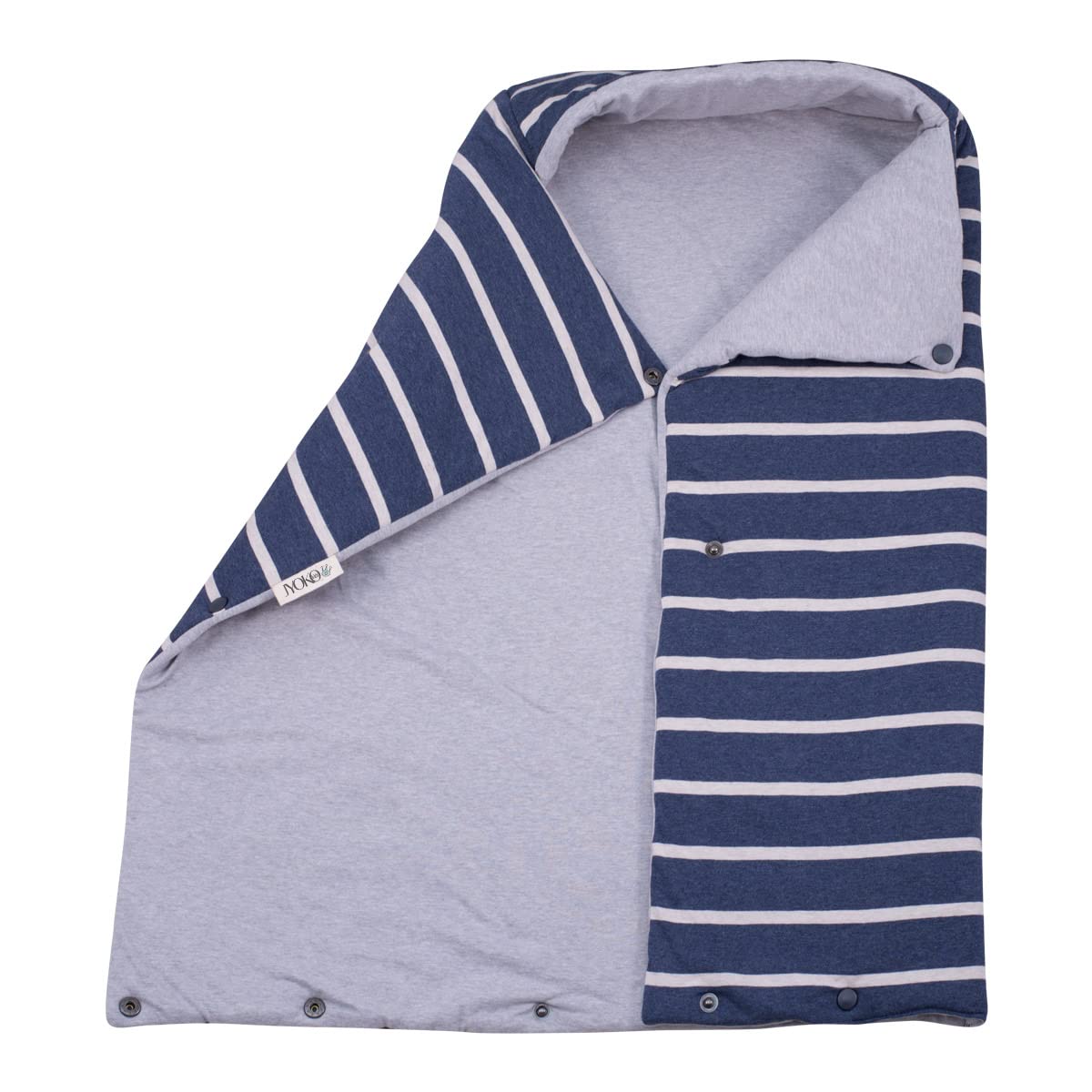 JYOKO Kids Sac pour nacelle - Coloris au Choix (Sailor Stripes, Coton)