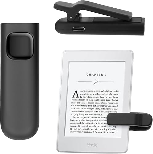 Kindle Page Turner, Dewewede Remote Page Turner Clicker para Kindle Paperwhite y otros lectores electrónicos, cómoda lectura manos libres en la cama