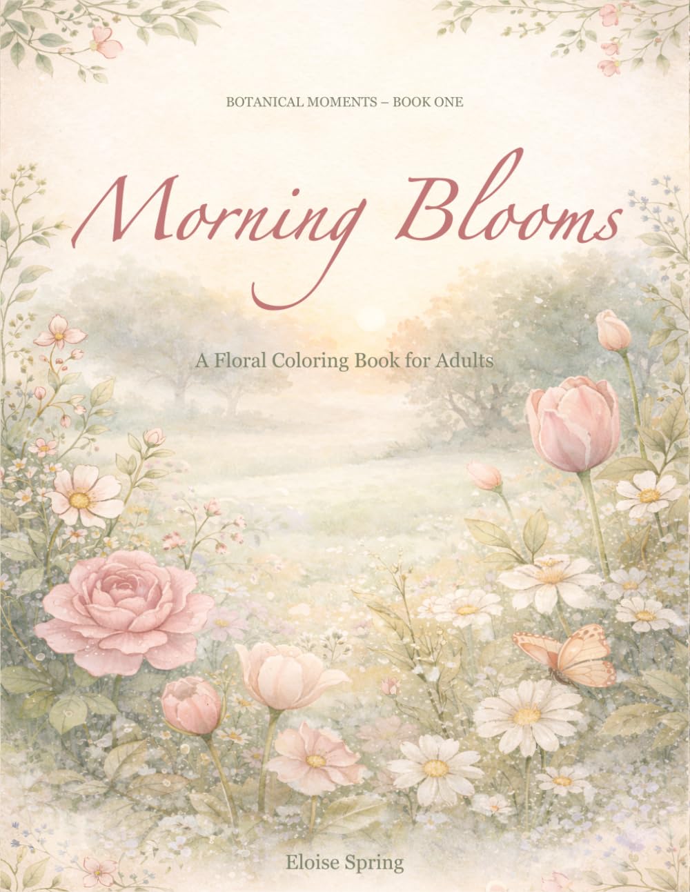 Morning Blooms: A Floral Coloring Book for Adults: Soft Botanical Designs for Relaxation, Stress Relief, and Creative Mindfulness (Botanical Moments)