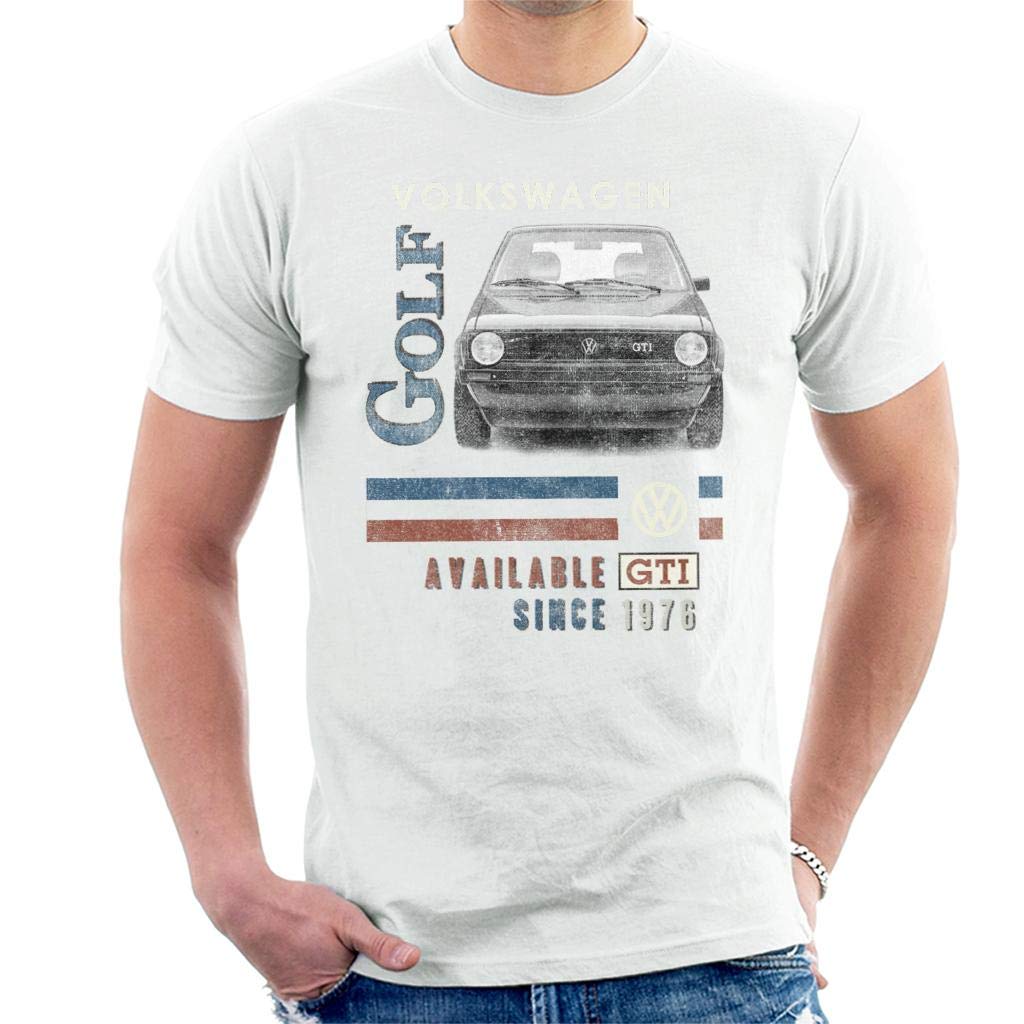 Volkswagen Men's White Gti 1976 T-Shirt