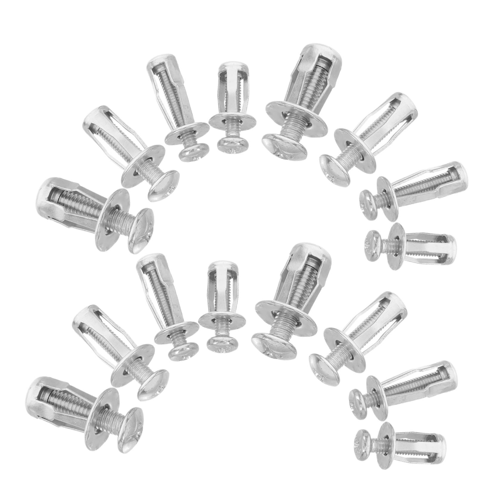 ABOOFAN 240 Stck. Teiliges Expansion Schrauben Carbonstahl Dübel für und Gipskartonwände mit Blütenblatt Metallanker für Möbelbefestigung und Heimwerkerprojekte