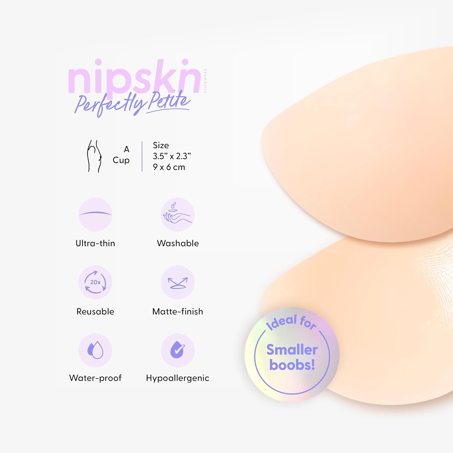 NIPSKIN Luna Silicone Nipple Covers Reusable, Adhesive, and Waterproof Breast Covers - Variation - Don't Lose Me Collection - Image 2
