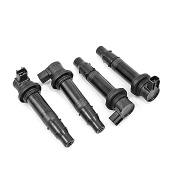Yamasan① Ignition Coil 4pcs Compatible with Yamaha YZF R6 2006-2007
