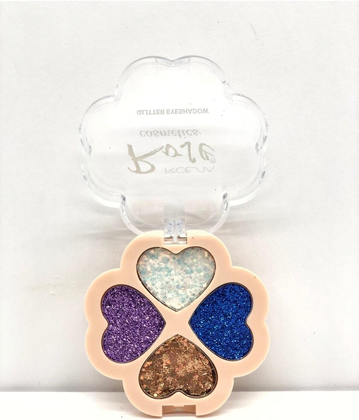 Rose 4'Lü Kalpli Glitter - Glıtter Eyeshadow, serashinegozfarı108